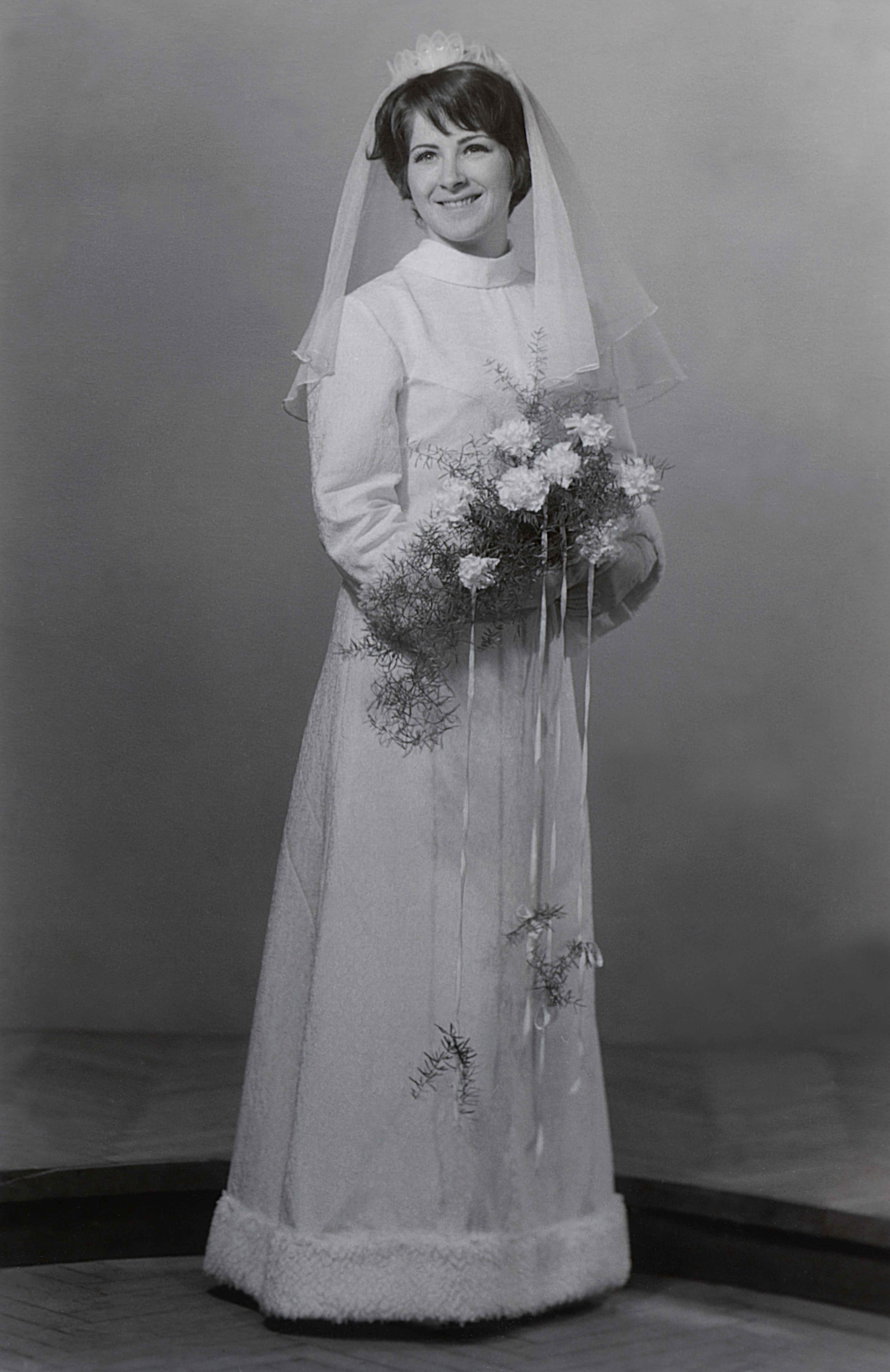 68.Feb.24 - Košice · Eva Kendeova & Vaclav Dusil Wedding (bride, restored)