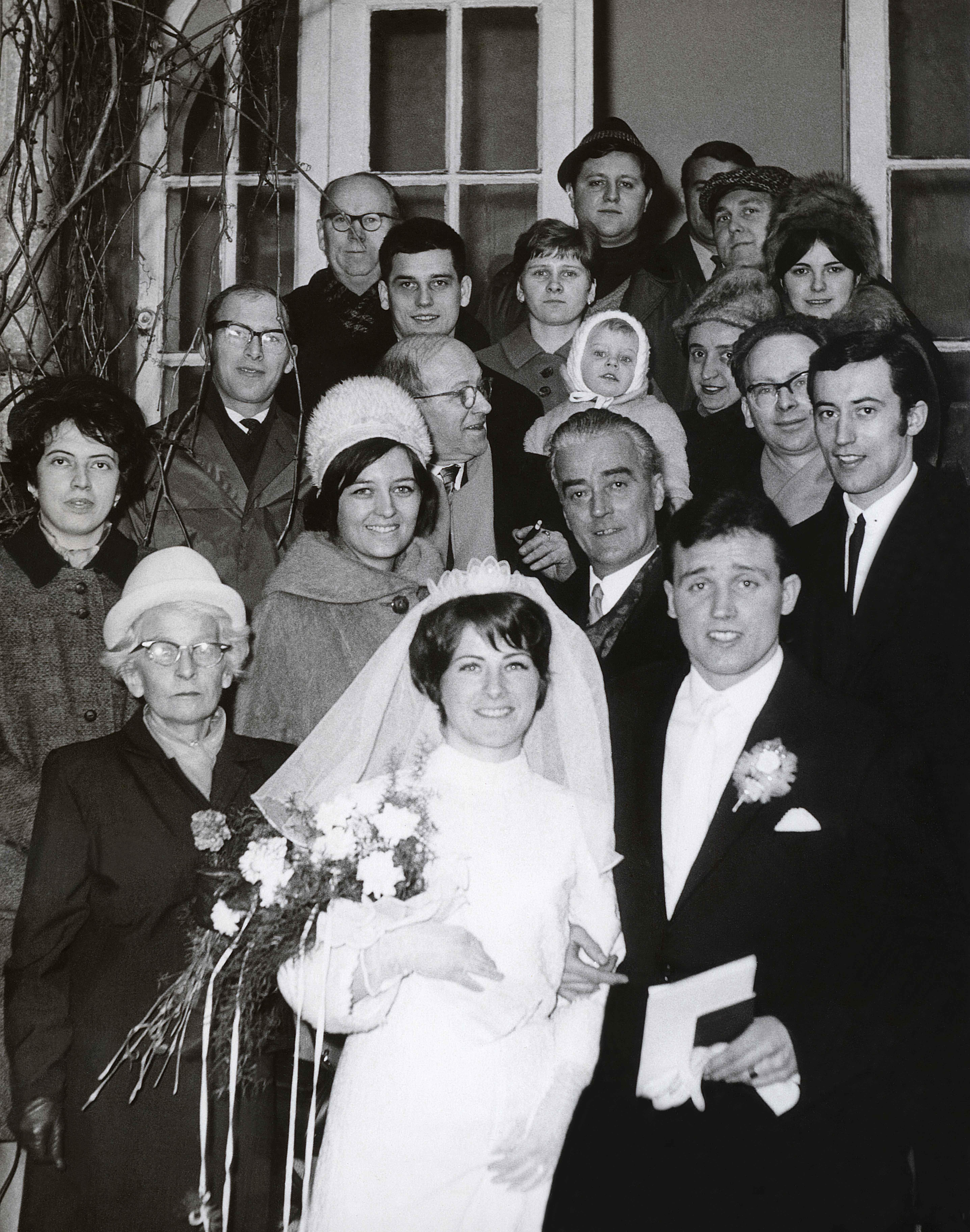 68.Feb.24 - Košice · Eva Kendeova & Vaclav Dusil Wedding (family & friends 1, restored)
